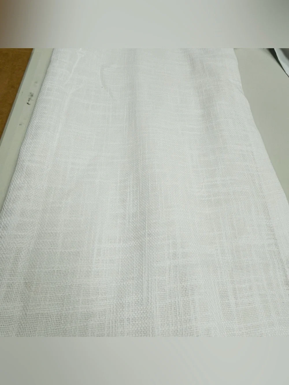 QUINCE Set Of 2 48x96 Cotton Slub Curtains White 9595